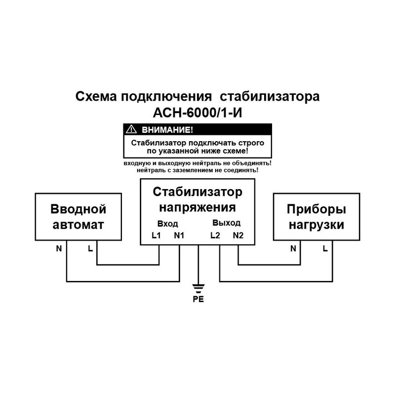 Схема подключения стабилизатора напряжения ресанта