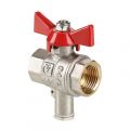 Кран шаровой для подключения датчика температуры бабочка вн вн Valtec, Размер крана: 1/2" 