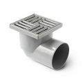 Трап с горизонтальным отводом с решеткой из нержавеющей стали, Размер изделия: 50 
