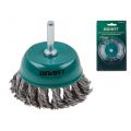Щетка д/дрели "чашка" косич. 75мм ВОЛАТ 