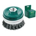 Щетка д/шлиф.маш. "чашка" косич. 100мм усиленная ВОЛАТ 