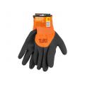 Перчатки утепленные акриловые с ворсом, латексное рельефное покрытие, 10 р-р STARTUL 