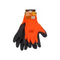 Перчатки утепленные акриловые с ворсом, латексное рельефное покрытие, 10 р-р STARTUL 