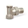 Клапан настроечный для радиатора угловой латунный, Lammin, Размер изделия: 1/2" 