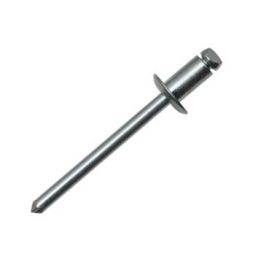 Заклепка вытяжная, стандартный бортик сталь/сталь Bralo, Диаметр гильзы, d1 мм: 6,4, Длина гильзы, L  мм: 10 