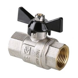 Кран шаровой усиленный бабочка вн вн VALTEC PERFECT, Размер крана: 1/2" 