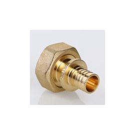 Соединитель надвижной с накидной гайкой под ''евроконус'' VTm.422.EBG Valtec, Для трубы диаметром, мм: 16, Резьба подключения: 3/4"EK 