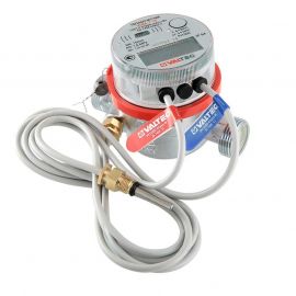 Теплосчетчик квартирный, с тахометрическим расходомером (на обратный тр.) 2,5 м3/час 