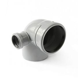 Отвод 87,5° с выходом левый  PRO AQUA Comfort 