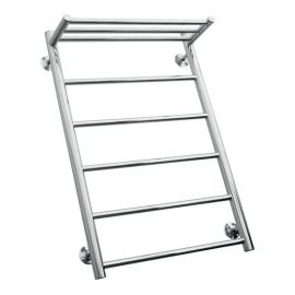 Полотенцесушитель водяной "Лесенка Прямая с полкой" Олимп 500x400, бок.подкл., подключение 1", Тип подключения: Водяной, Размер полотенцесушителя ВхШ, мм: 500*400, Форма полотенцесушителя: Лесенка, Резьба подключения: G1", наружная 