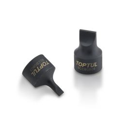 Головка 1/4" с насадкой шлицевой 4,5мм SNCM+V TOPTUL (BCCB084E) 