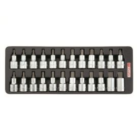 Набор-сет бит под трещотку 1/2" 24шт. 136х364мм TOPTUL (GAAT2402) 