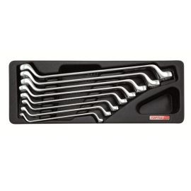 Набор-сет ключей накидн.75° 6-22мм 8шт. 136х364мм TOPTUL (GAAT0802) 