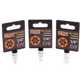 Головка "звездочка" 1/4" Е4 PRO STARTUL (PRO-54204) 