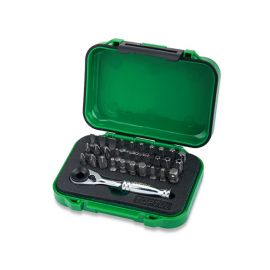 Набор бит 1/4" 31шт. с трещоткой TOPTUL (GABW3103) 
