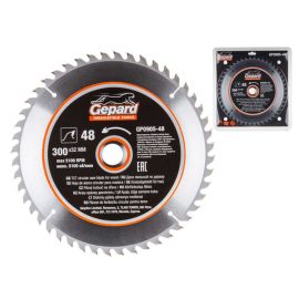 Диск пильный 300х32/30 мм 48 зуб. по дереву GEPARD 