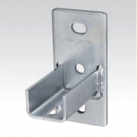 Седлообразный фланец продольное испол. для профиля 38/24-40/80, 41/41, оцинкованный, pre-assembled 