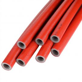 Теплоизоляция полиэтиленовая СУПЕР ПРОТЕКТ  КРАСНЫЙ в отрезках Valtec, Толщина изоляции, мм: 6, Для трубы диаметром, мм: 28 