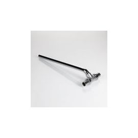 Аксиальный фитинг- тройник с хромированной латунной трубкой длинный VTm.482.CH Valtec 