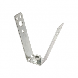 V-образный кронштейн с гайкой М10 (подвеска для профлиста), оц. мет. 2.00 мм 