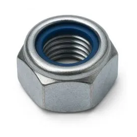 Гайка со стопорным кольцом, цинк, DIN 985, Размер гайки: M10 