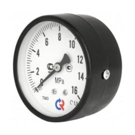 Манометр TM310T с задним подключением. TM-310T, Резьба присоединения: 1/4", Диаметр корпуса,мм: 63, Диапазон измерений,бар: 0-4 