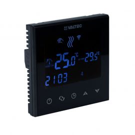 Комнатный WIFI-хронотермостат (черный). VT.AC712.B Valtec 