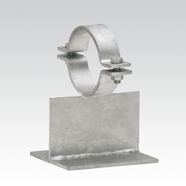 Скользящая опора Mupro тип TF1,  с одним хомутом,W37-OF-SF DN 65 труб внеш. 76.1 мм 