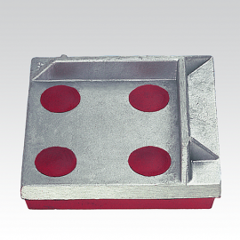 Звукоизоляционная плита с угловым упором, 200 х 200 мм 