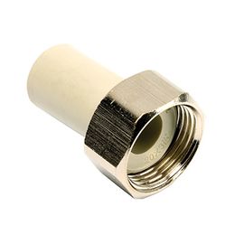 Пластмассовый штуцер с перекидной гайкой Ekoplastik, Размер изделия: 20x3/4 
