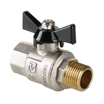 Кран шаровой усиленный бабочка вн нар VALTEC PERFECT, Размер крана: 1/2" 