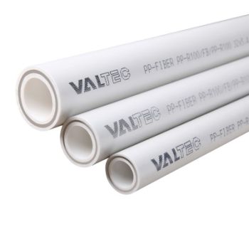 Полипропиленовая труба для отопления, армированная стекловолокном VALTEC PP-FIBER PN 25  (4м.), Диаметр трубы, мм: 25 