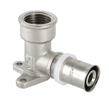 Водорозетка пресс 16х1/2" (удлиненная) Valtec 
