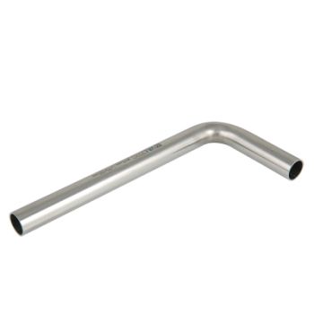 Отвод 90 гр. из нержавеющей стали  диаметр 15,  L= 70х160мм 