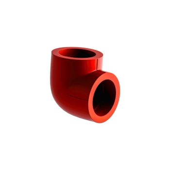 Отвод SLT BLOCKFIRE PP-R 90° 25 уголок, Размер изделия: 25 
