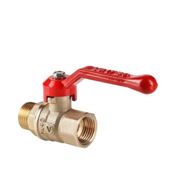 Кран шар. СТАНДАРТ, длинная рукоятка  вн.-нар. (PN40) Valtec, Размер крана: 1/2" 