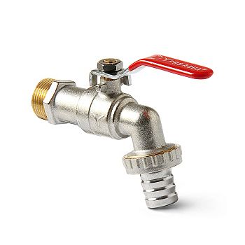 Кран садовый для подключения шланга, рычаг, Н Pro Aqua, Размер крана: 1/2" 