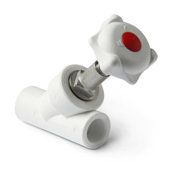PP-R Клапан (вентиль) косой PRO AQUA, Размер изделия: 20 