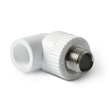 PP-R Угольник комбинированный НР PRO AQUA, Размер изделия: 20x1/2 