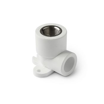 PP-R Угольник с креплением комбинированный ВР PRO AQUA, Размер изделия: 20x1/2 