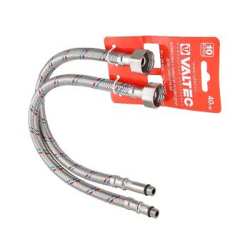 Комплект гибких подводок  для смесителя М10х18+М10х35 - G1/2" 60см 