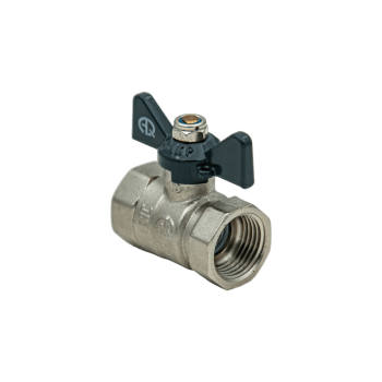 Кран шаровой вн-вн  бабочка Aqualink, Размер крана: 1/2" 