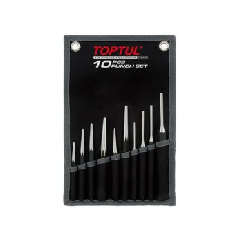 Набор выколоток 10шт на полотне TOPTUL (GPAQ1001) 
