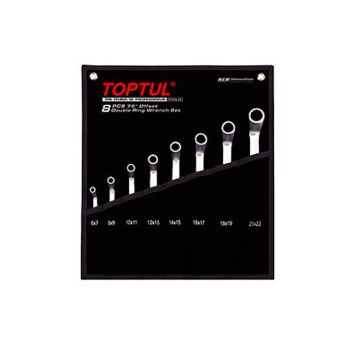 Набор ключей накидн. 6-32мм 12шт (черное полотно) TOPTUL (GPAI1202) 