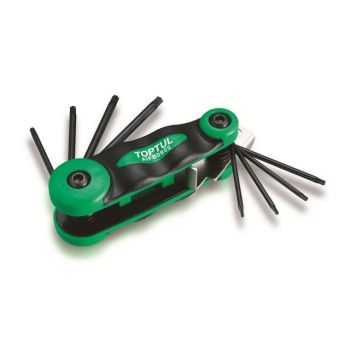 Набор ключей Torx T6-T25 8шт TOPTUL (AIFB0802) 