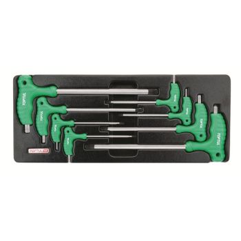 Набор-сет ключей L-Type Torx Т10-Т50 8шт 434х176мм TOPTUL (GAAT0804) 