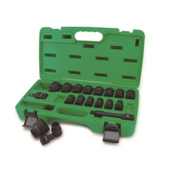 Набор головок ударн. 1/2" 10-32мм 6гр. 27предм. TOPTUL (GCAI2701) 