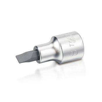Головка 1/4" с насадкой шлицевой 4,5мм TOPTUL (BCCA084E) 