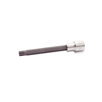 Головка 1/2" с насадкой SPLINE M10S удлин. 140мм TOPTUL 