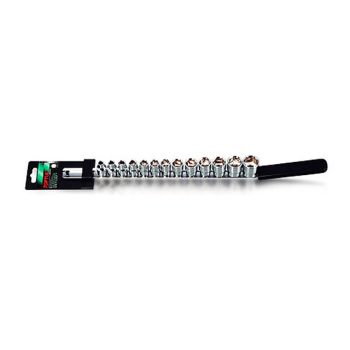 Набор головок 3/8" 7-21мм 6гр. 13шт на подвесе TOPTUL (GAAQ1310) 